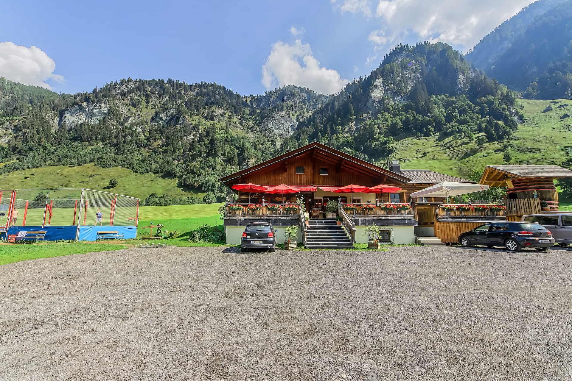 Restaurant neben dem Campingplatz in Hüttschlag